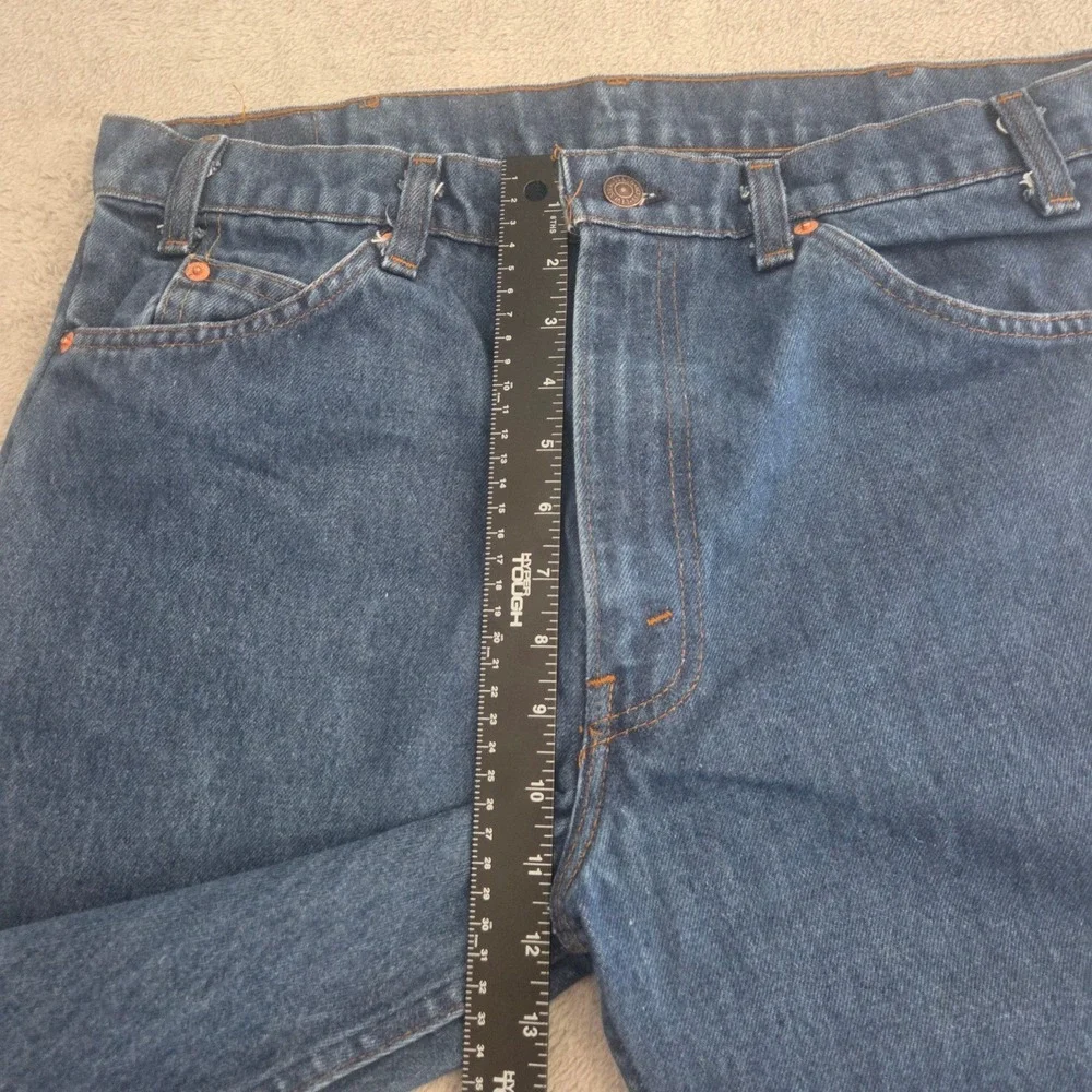 Vintage Levis 505 Orange Tab Jeans Mens 36x32 Medium Wash Straight 40505-0916